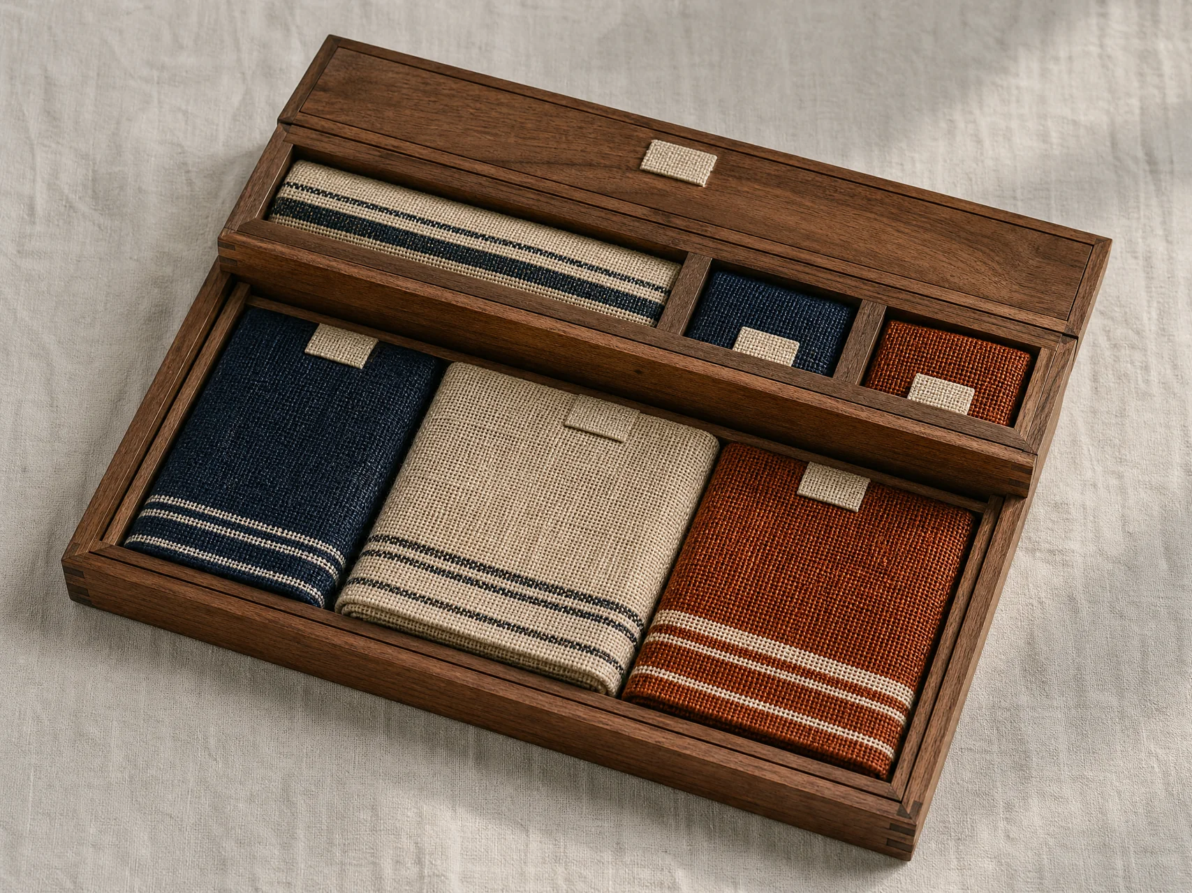 Neatly tied textile architecture handoff bundle