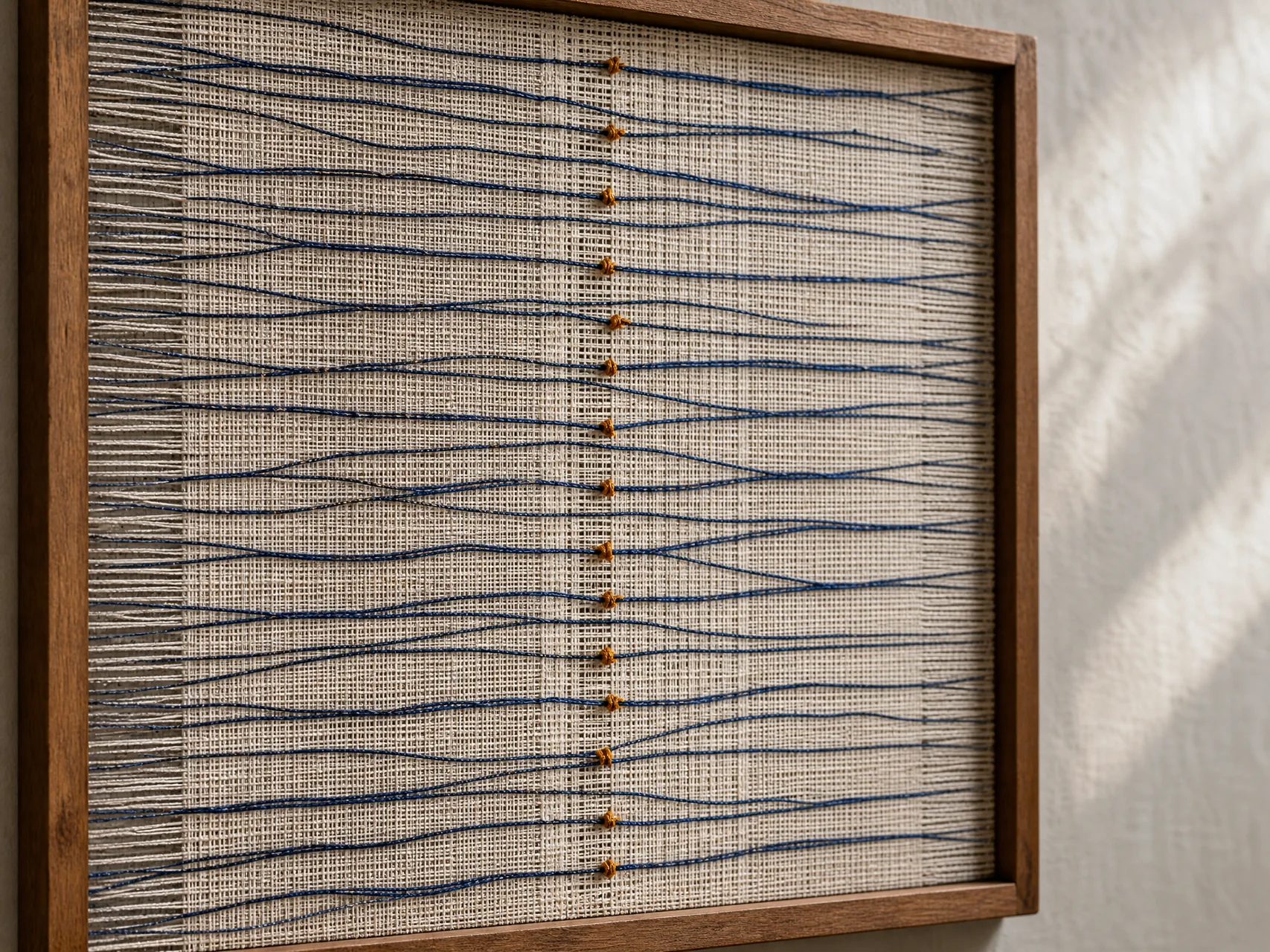 Textile sample with visible tension indicators